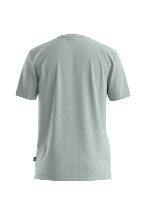 Camiseta De Algodão Com Estrutura De Jacquard