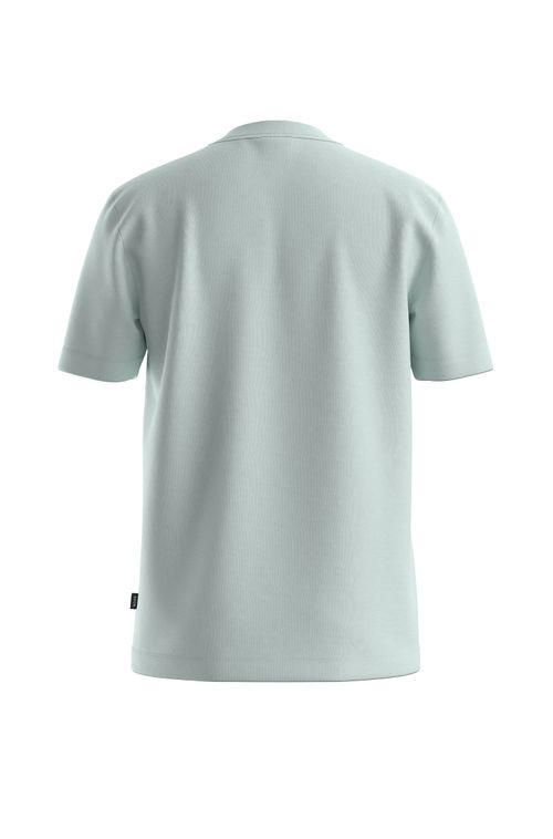 Camiseta De Algodão Mercerizado Com Monograma Double B