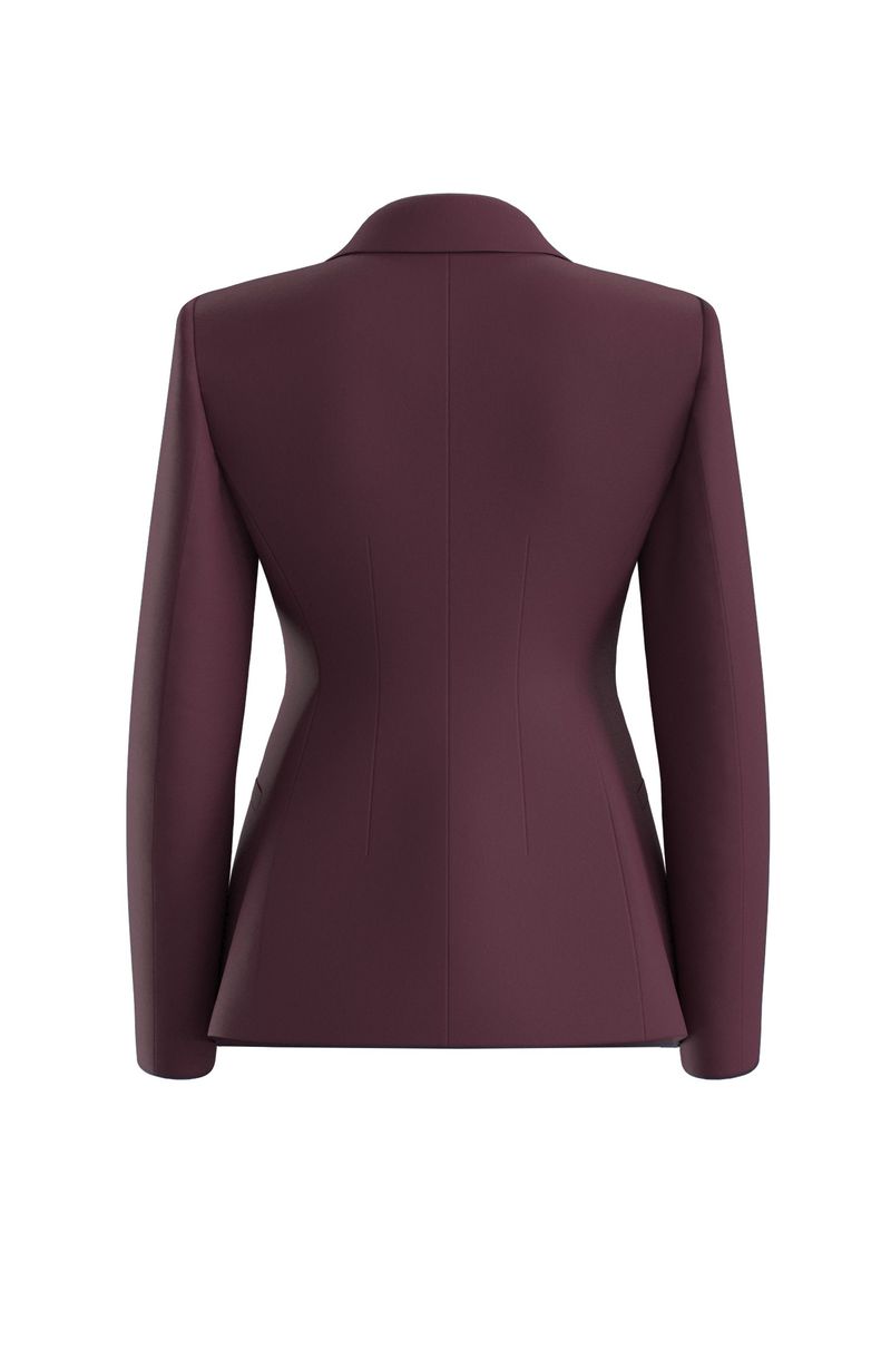 Blazer De Ajuste Regular Com Botão De Metal