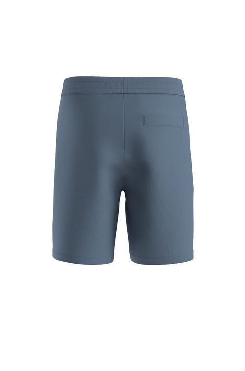 Shorts De Terry De Algodão Com Etiqueta De Logo