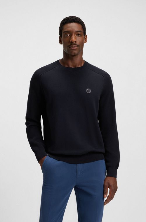 Suéter De Algodão Com Monograma Double B