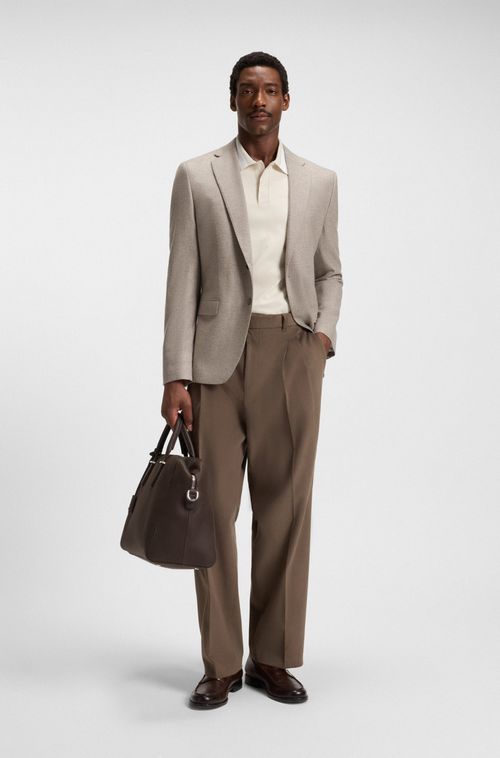 Polo De Ajuste Slim Em Algodão Mercerizado