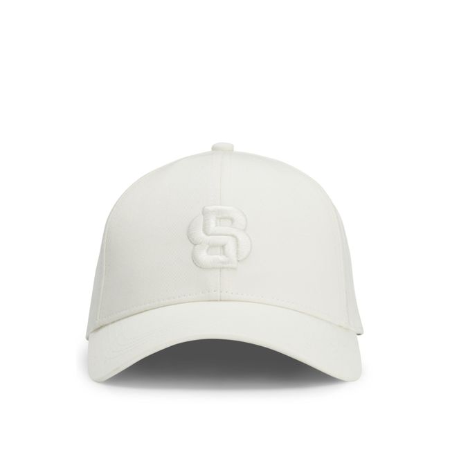 Boné De Algodão Com Monograma Double B Bordado