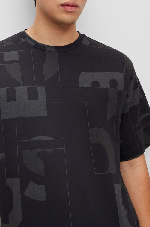 Camiseta Relaxed-Fit Com Estampa Do Logo