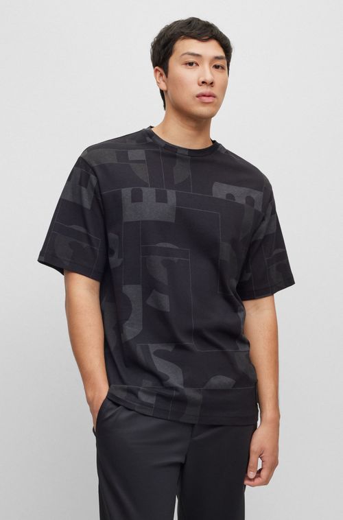 Camiseta Relaxed-Fit Com Estampa Do Logo