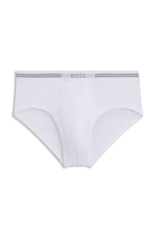 Cuecas Regulares Em Algodão Orgânico Com Logo