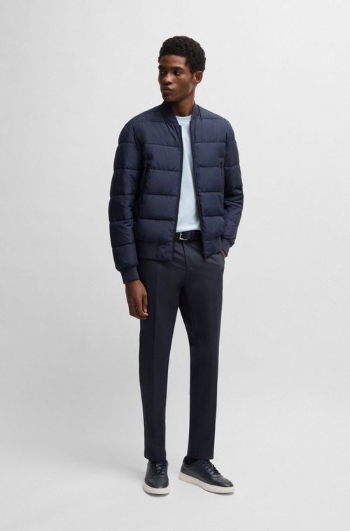 Calça Formal Em Algodão Elástico Confortável