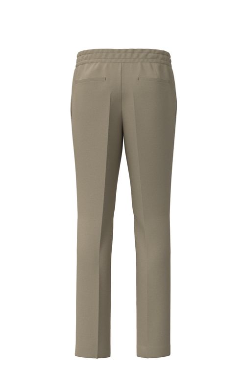 Calças De Ajuste Slim Com Perna Reta