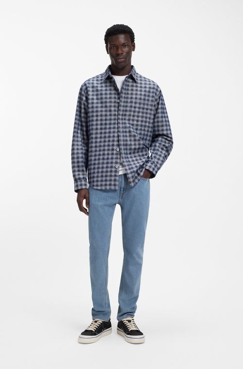 Calças Jeans De Ajuste Slim