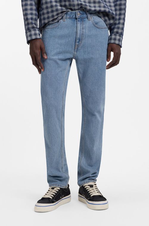 Calças Jeans De Ajuste Slim