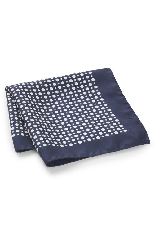 Lenço De Bolso Estampado BECKHAM X BOSS Em Seda