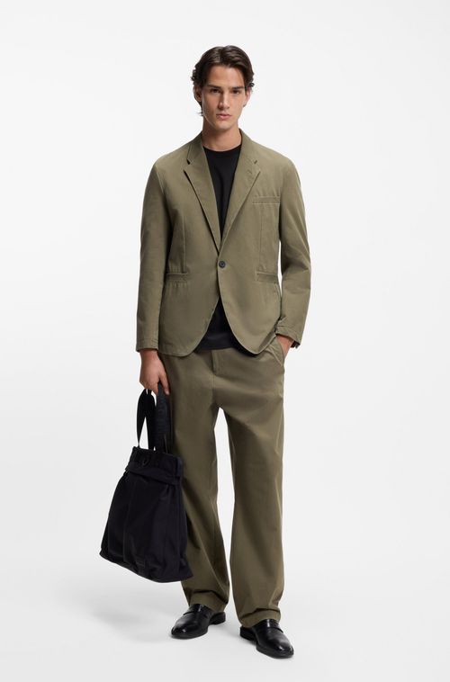 Camiseta Em Jersey De Algodão Com Logo