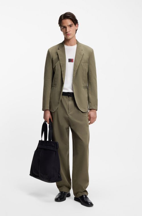 Camiseta Em Jersey De Algodão Com Logo