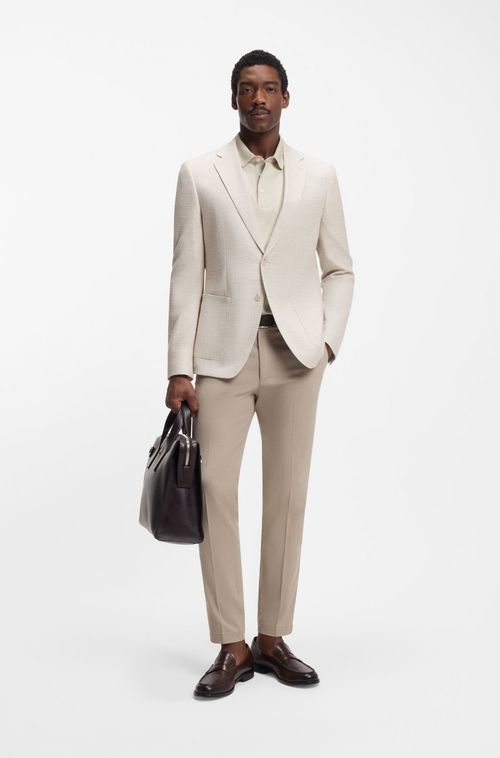 Polo De Algodão Mercerizado Com Monograma Double B