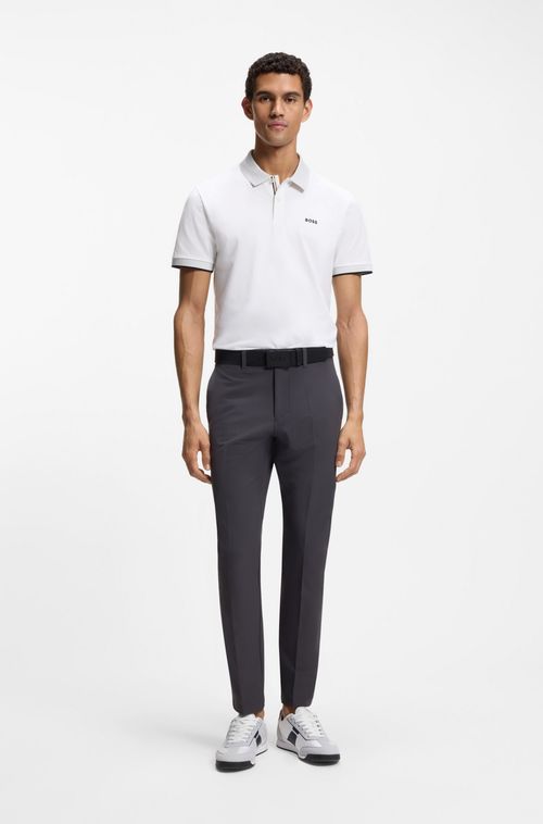 Polo Paddy Em Algodão Elástico