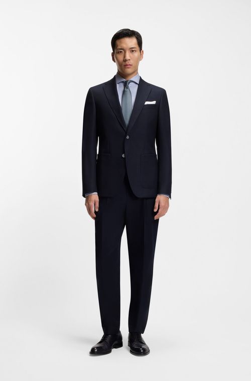 Camisa De Ajuste Slim Numa Mistura De Algodão