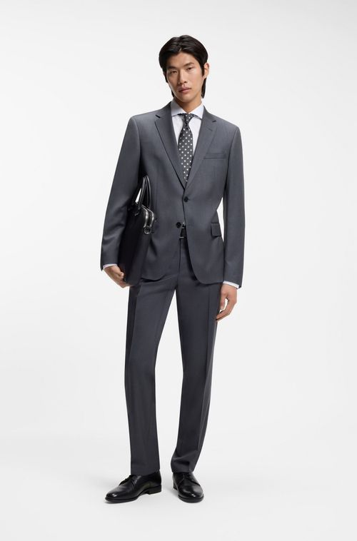 Camisa De Ajuste Slim Numa Mistura De Algodão