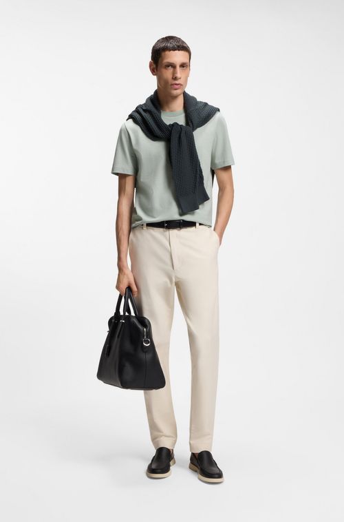 Camiseta De Algodão Com Estrutura De Bolhas