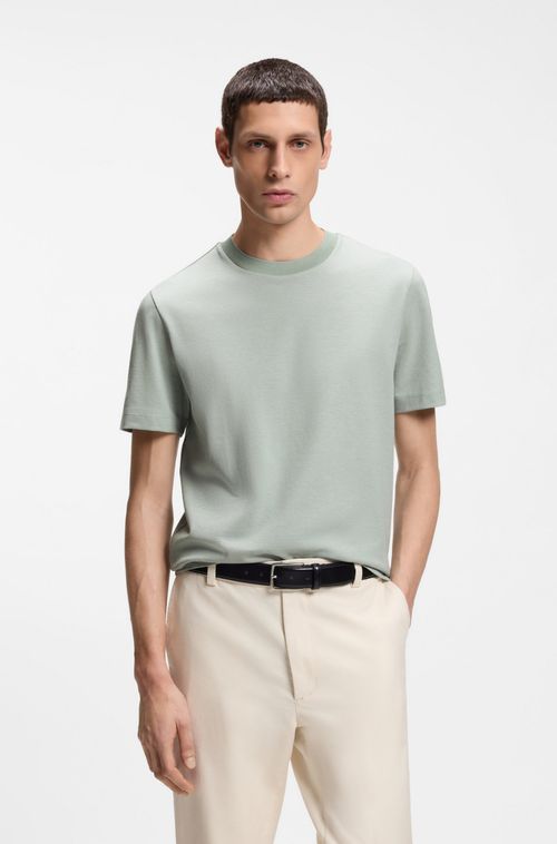 Camiseta De Algodão Com Estrutura De Bolhas