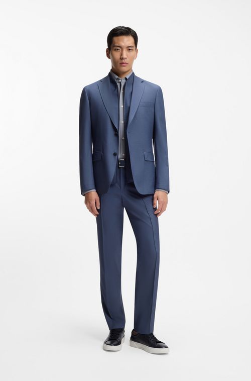 Camisa De Ajuste Slim Em Tecido Elástico De Alto Desempenho