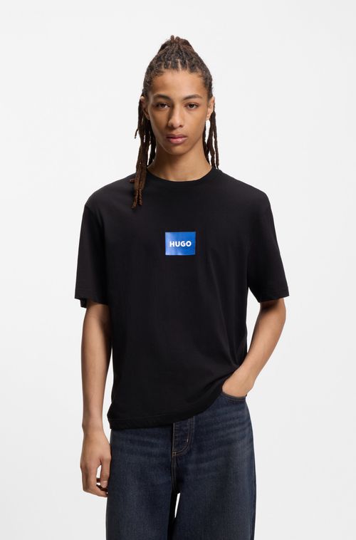 Camiseta De Algodão Jersey Com Estampa De Logo