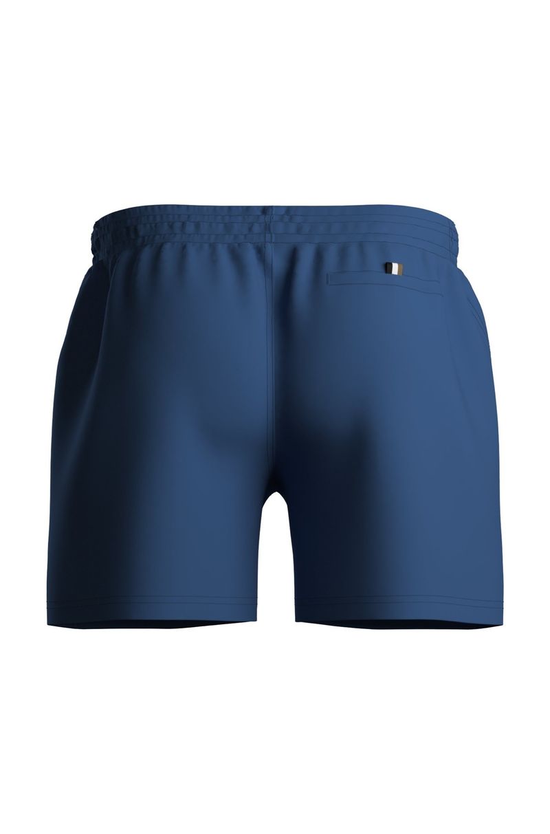 Shorts Com Estampado De Logo Vertical