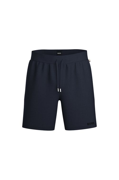Shorts De Mistura De Lã Elástica