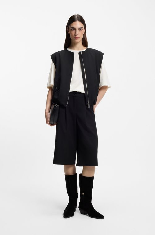 Camiseta De Ajuste Descontraído Em Algodão