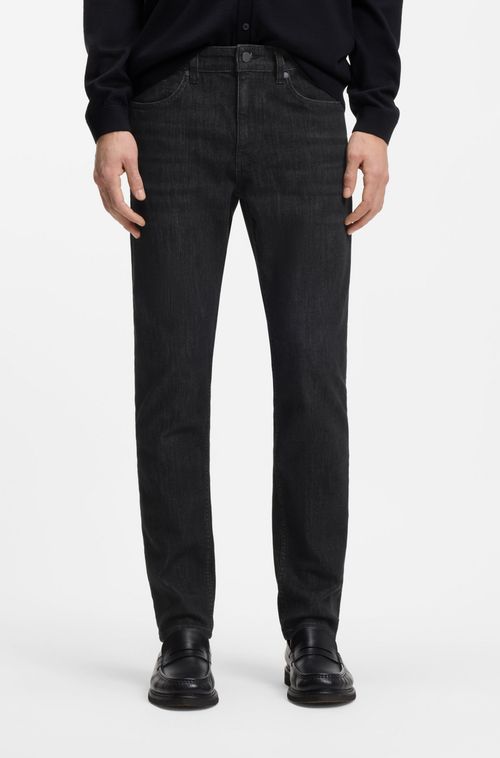 Calças Jeans Delaware Slim Fit Em Denim Cinza