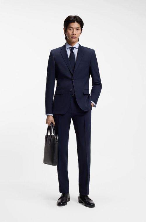 Camisa De Ajuste Regular Em Sarja De Algodão