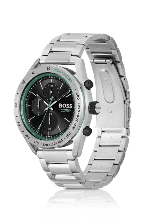 Relógio Cronógrafo Multi-Eye Com Pulseira De Elos