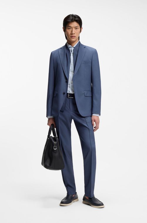 Camisa De Ajuste Slim Em Tecido Elástico De Alto Desempenho