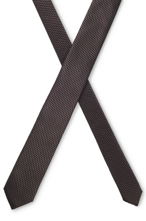 Gravata Em Seda Com Padrão Jacquard