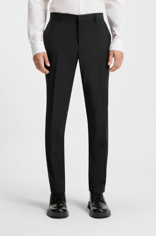 Calça Slim Fit Em Tecido Bistretch