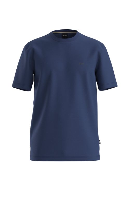 Camiseta Em Jersey De Algodão Com Detalhe De Logo