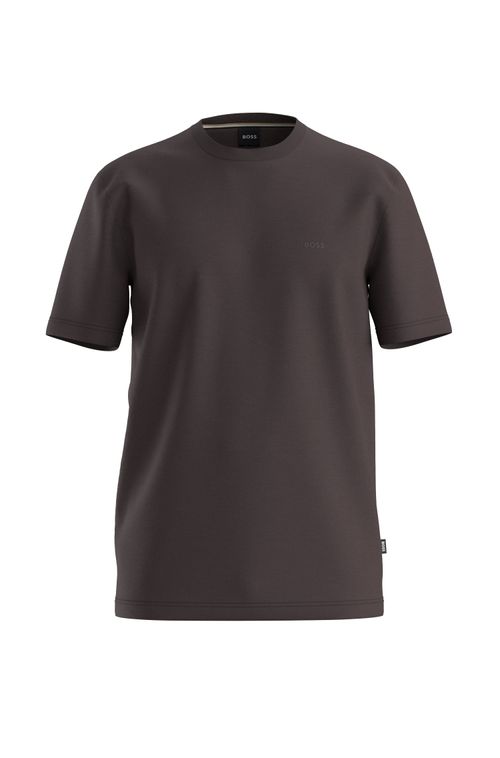 Camiseta Em Jersey De Algodão Com Detalhe De Logo