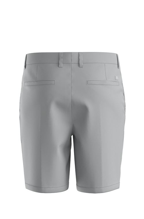 Shorts De Ajuste Moderno Em Sarja De Algodão Elástica