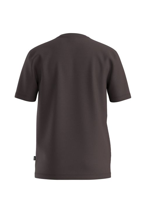 Camiseta Em Jersey De Algodão Com Detalhe De Logo