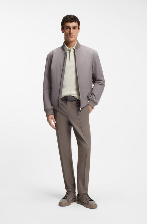 Polo BOSS x ASTON MARTIN Em Piquê De Lã e Algodão