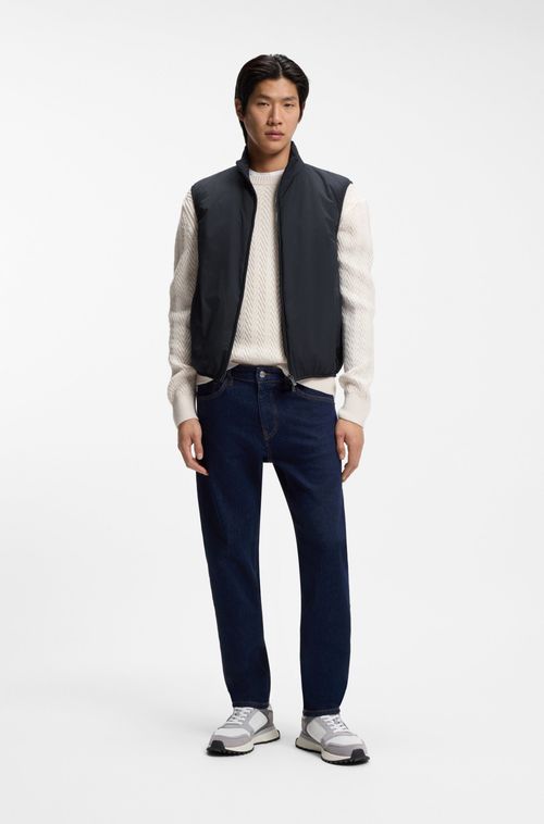 Colete Repelente À Água Com Acabamentos De Malha