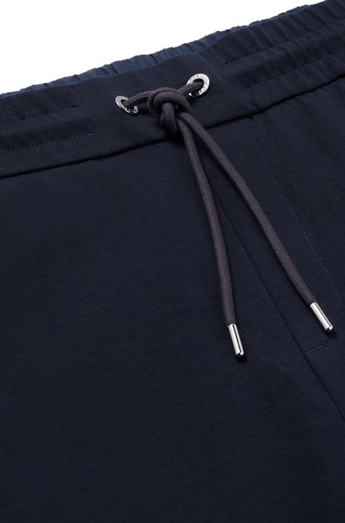 Calças De Treino Porsche X Boss De Malha Respirável Tonal Em Mistura De Algodão Mercerizado