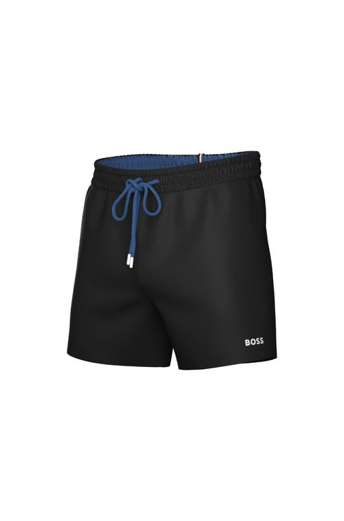 Shorts De Banho De Secagem Rápida Com Detalhe De Logo