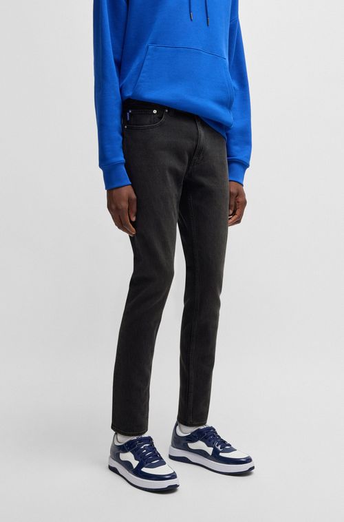 Calças Jeans Extra Slim-Fit Em Denim