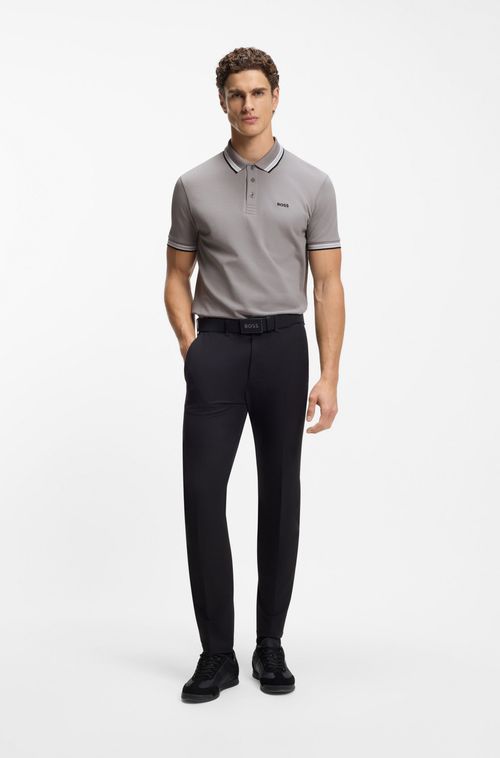 Polo Paddy Em Piqué De Algodão