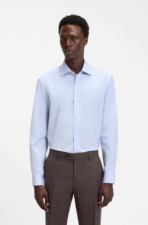 Camisa Beckham X BOSS De Ajuste Slim Em Algodão