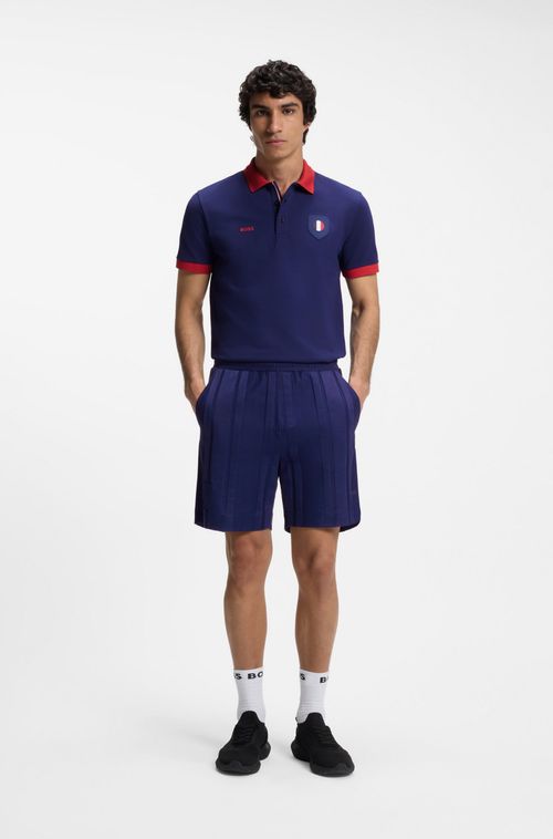 Polo Paddy Com Detalhes De Bandeira Da França