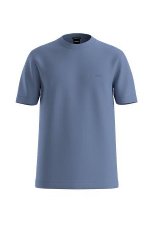 Camiseta Em Jersey De Algodão Com Detalhe De Logo