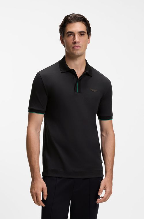 Polo BOSS x Aston Martin De Algodão Mercerizado