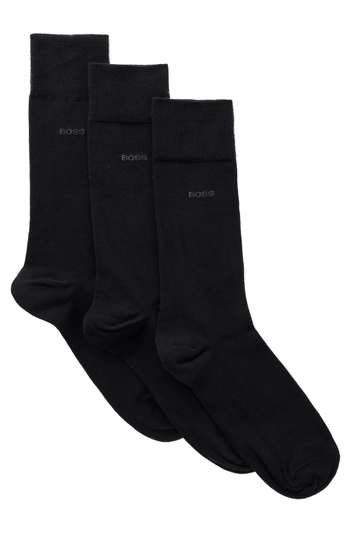 Conjunto 3 Meias Regulares Em Tecido Strech