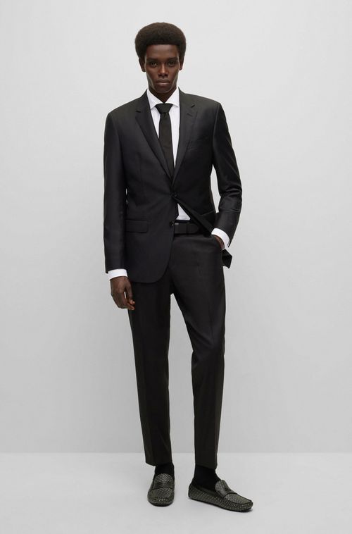 Camisa Regular Fit Em Sarja De Algodão Stretch